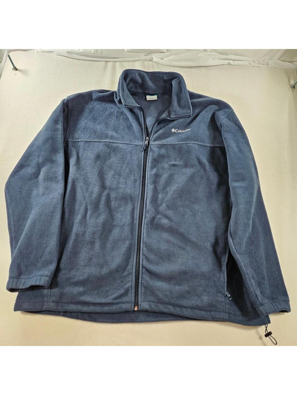 Columbia Steens Mountain 2.0 Full Zip Fleece Jacket Men's 3XT Big & Tall Blue